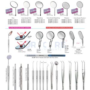 Handles For Mouth Mirrors , Tweezers